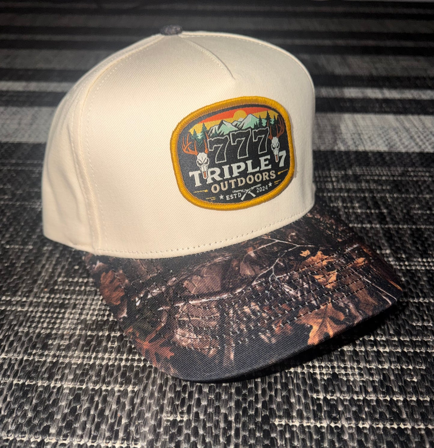 Camo Brim Triple 7 Outdoors Snapback